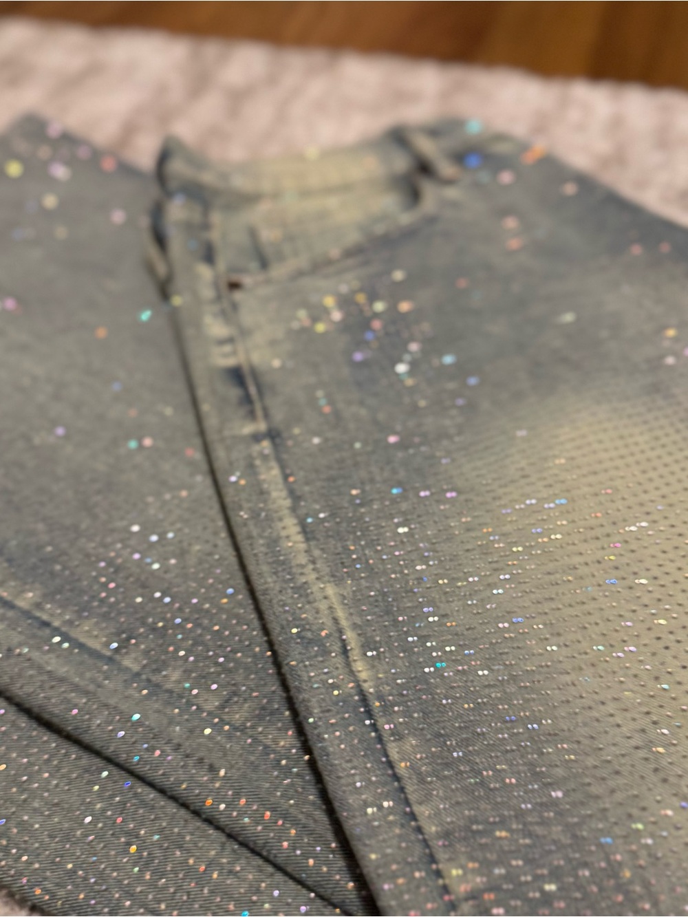 Fashion Nova Fully Rhinestoned Jeans